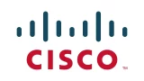 Cisco logo with teal soundwave bars above the red lowercase 'cisco' wordmark on white background.