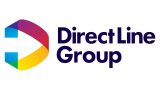 Direct Line Group logo: multicolored D-shaped mark on the left and bold navy text 'Direct Line Group' on the right