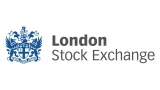 London Stock Exchange logo showing blue crest and 'London Stock Exchange' text on the right.